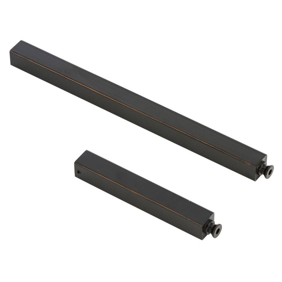Square Bronze Ext Pipe (1) 6\" and (1) 12\"