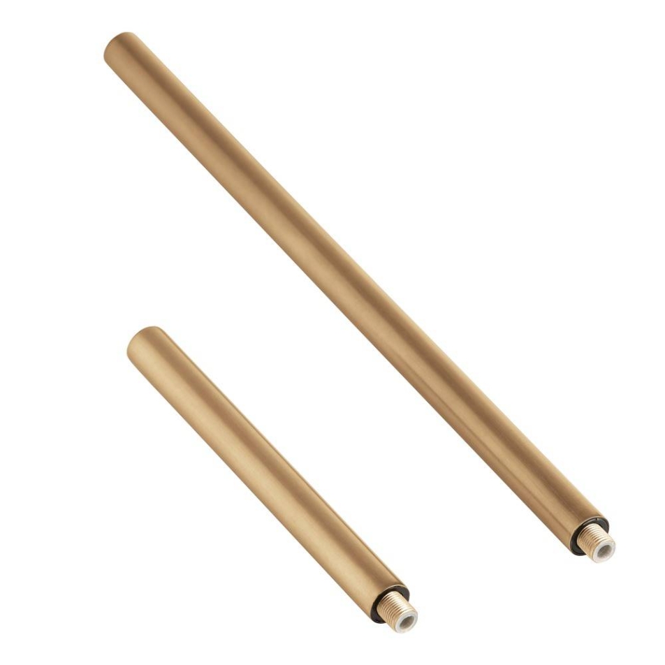 Antique Brass Ext Pipe (1) 6\" and (1) 12\"