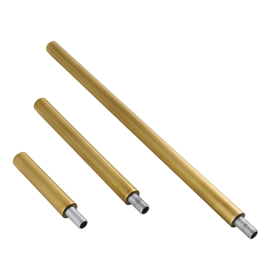 Antique Brass Ext Pipe (1) 6\" and (1) 12\"