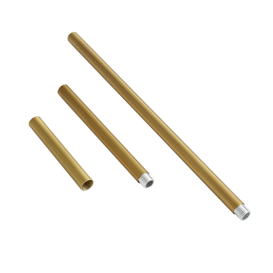 Antique Brass Ext Pipe (1) 4\", (1) 6\", and (1) 12\"