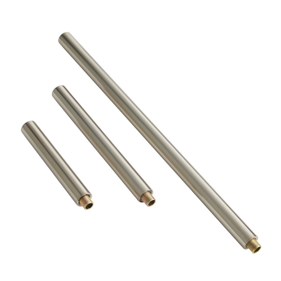 Soft Silver Ext Pipe (1) 4\", (1) 6\", and (1) 12\"
