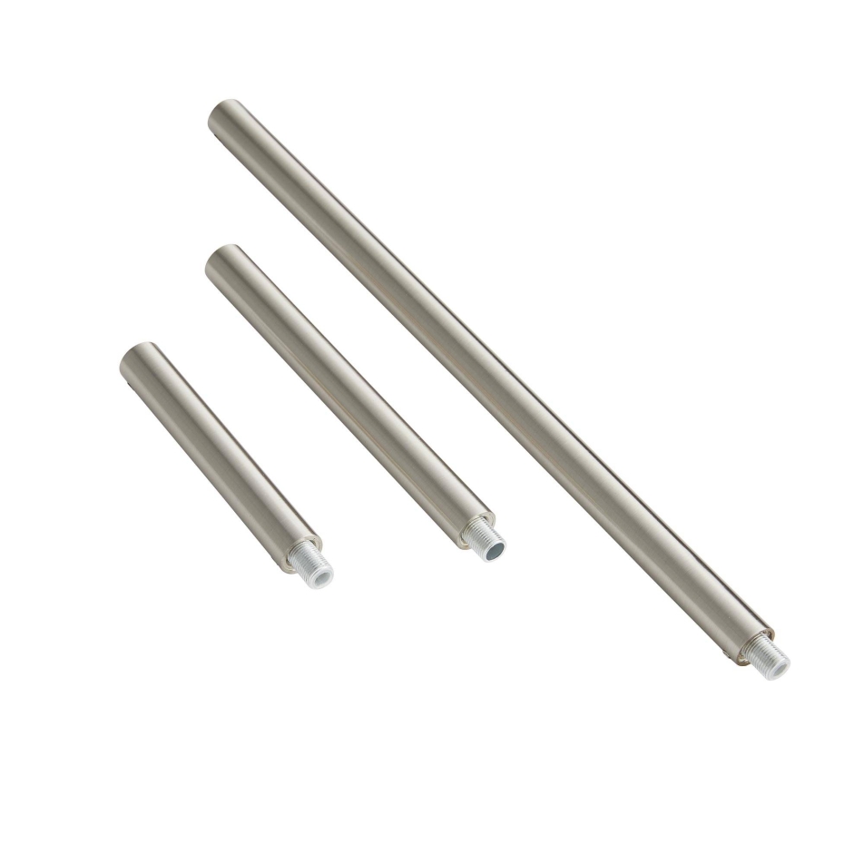 Brushed Nickel Ext Pipe (1) 4\", (1) 6\",and (1) 12\"