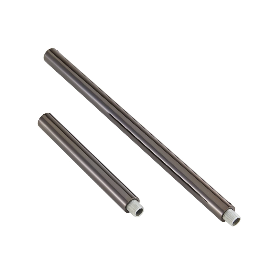 Brown Nickel Ext Pipe (1) 6\", (1) 12\"