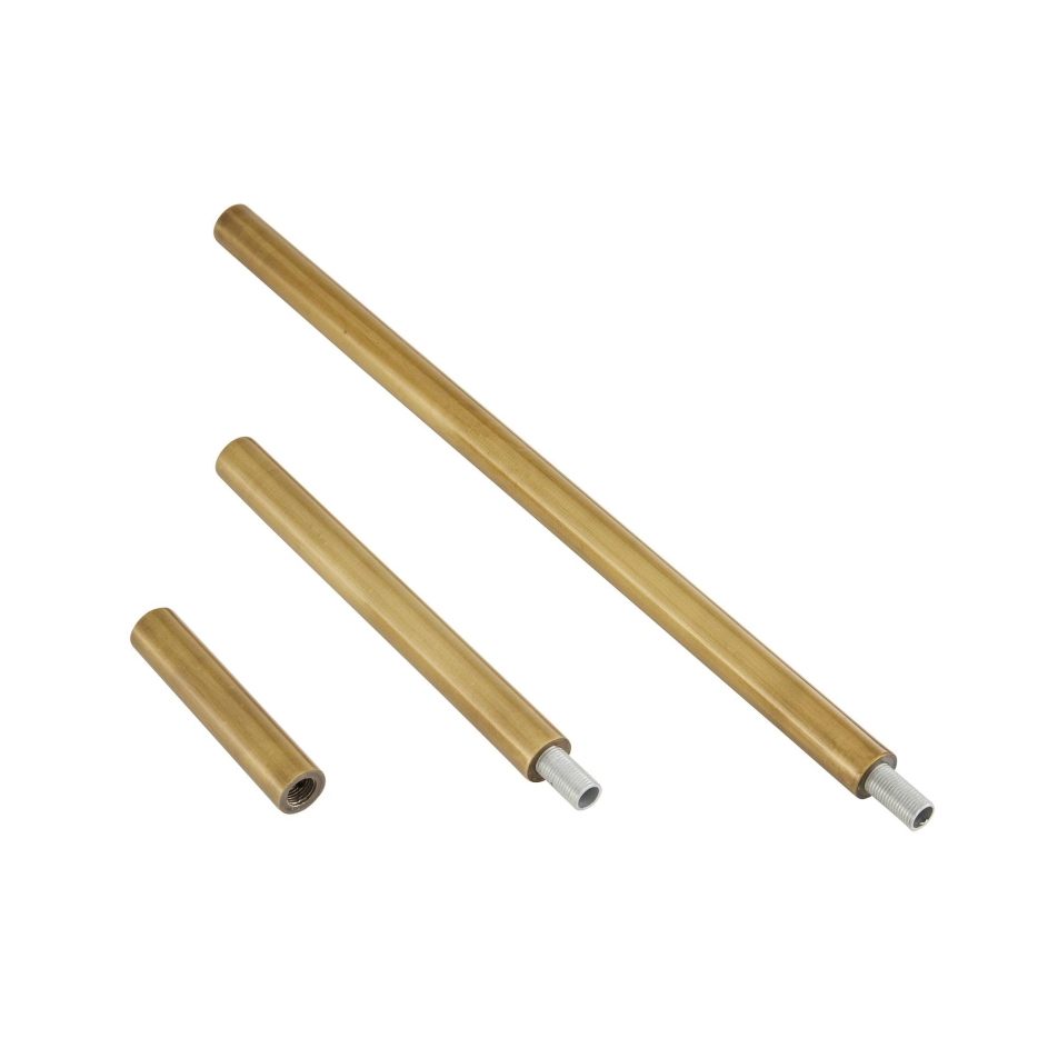 Vintage Brass Ext Pipe (1) 3\", (1) 6\" and (1) 12\"