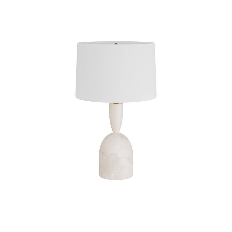 PTC24-252 - Brighton Table Lamp - White, Alabaster