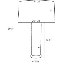 11063-929 Darla Lamp Product Line Drawing