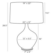 11070-194 Stillwater Lamp Product Line Drawing