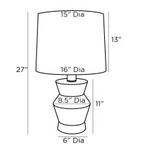 11076-686 Southlake Lamp Product Line Drawing