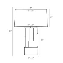 12012-393 Lebanon Lamp Product Line Drawing