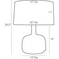17364-901 Erickson Lamp Product Line Drawing