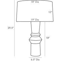 17368-395 Denton Lamp Product Line Drawing