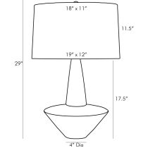 17473-436 Toronto Lamp Product Line Drawing