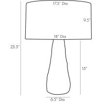17833-522 Ivy Lamp Product Line Drawing