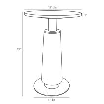 2020 Knoxville Accent Table Product Line Drawing