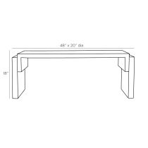 2026 Luke Cocktail Table Product Line Drawing