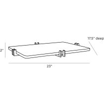 2060 Lockhart Tray Product Line Drawing