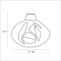 2068 Jasper Large Vase Product Line Drawing