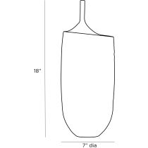 2075 Jeremy Large Vase Product Line Drawing