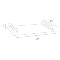 2180 Exton Tray Product Line Drawing