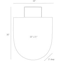 2794 Lianna Mirror Product Line Drawing