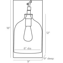 42022 Noreen Sconce Product Line Drawing