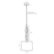 42050 Lindwood Pendant Product Line Drawing