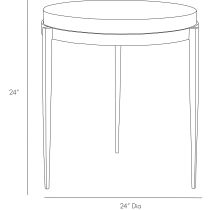 4369 Kelsie Side Table Product Line Drawing