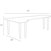 4406 Lottie Coffee Table Product Line Drawing