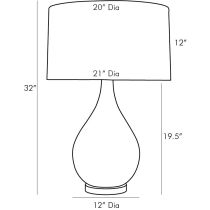 44415-295 Romy Lamp Product Line Drawing