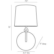 44749-554 Giles Sconce Product Line Drawing