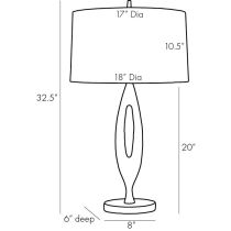 44771-100 Hardwell Lamp Product Line Drawing