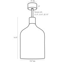 44910 Noreen Pendant Product Line Drawing