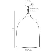 44912 Chrissy Pendant Product Line Drawing