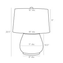 45027-252 Kita Lamp Product Line Drawing