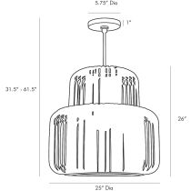 45057 Shae Pendant Product Line Drawing