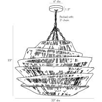 45085 Barton Chandelier Product Line Drawing