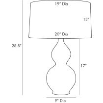 45096-766 Donna Lamp Product Line Drawing