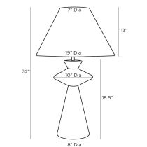 45207-656 Palista Lamp Product Line Drawing