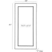 4615 Paxton Floor Mirror Product Line Drawing