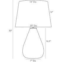 46404-326 Tiber Lamp Product Line Drawing