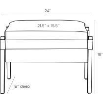 4656 Morel Stool Product Line Drawing