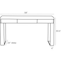 4666 Meyer Desk Product Line Drawing