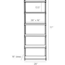 4667 Natalie Etagere Product Line Drawing