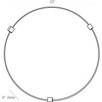 4675 Nares Mirror Product Line Drawing