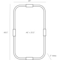 4681 Major Mirror Product Line Drawing
