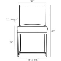 4699 Marmont Dining Chair Product Line Drawing