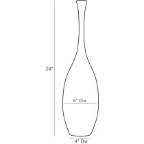 4703 Ryan Vase Product Line Drawing
