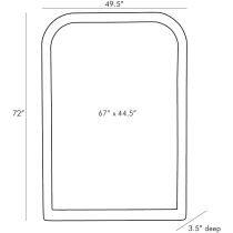 4720 Betheny Mirror Product Line Drawing