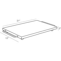 4791 Emilia Tray Product Line Drawing