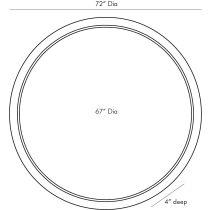4848 Lesley Large Mirror Product Line Drawing